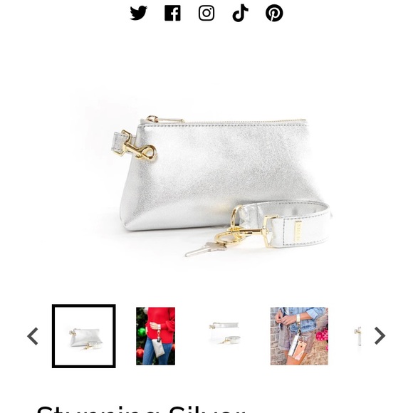 Keeper wristlet Removable handle with key chain - Picture 2 of 8